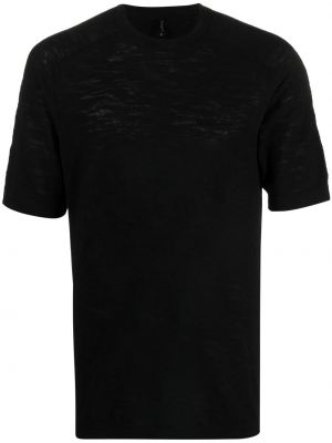 Tričko s oděrkami Transit černé