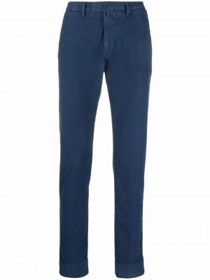 Pantalones de cintura baja slim fit Briglia 1949 azul