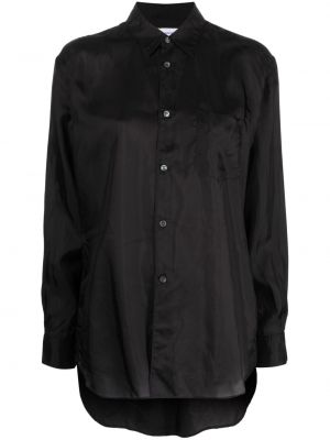 Długa koszula bawełniane z długim rękawem Comme Des Garcons Shirt - сzarny