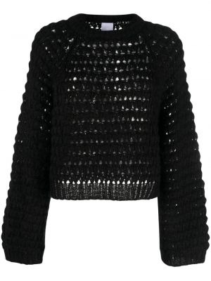 Sweter z okrągłym dekoltem Merci czarny
