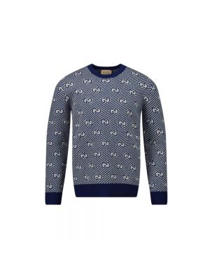 Sweter Gucci niebieski