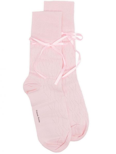 Calcetines con lazo Simone Rocha rosa