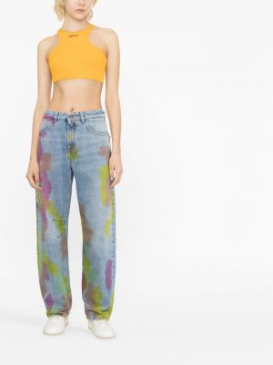 Tie-dye relaxed fit džinsai Palm Angels
