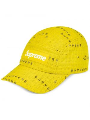 Jacquard cap Supreme gul