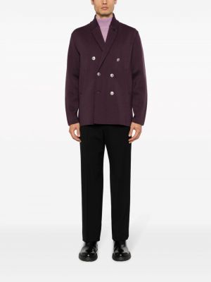 Manteau avec applique Lardini violet