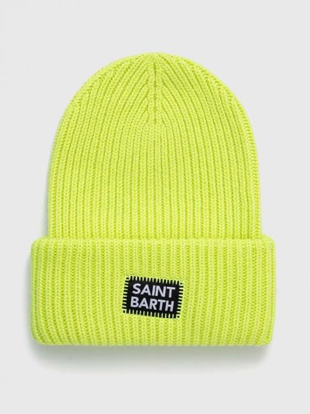 Dzianinowa czapka Mc2 Saint Barth zielona
