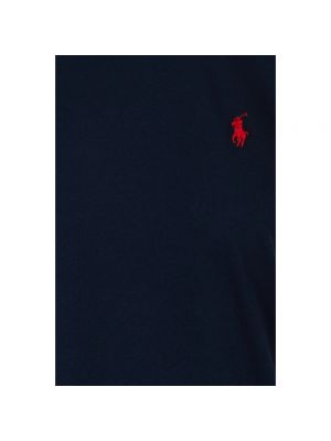 T-shirt di cotone in jersey Polo Ralph Lauren blu