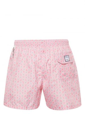 Geblümte shorts mit print Fedeli pink