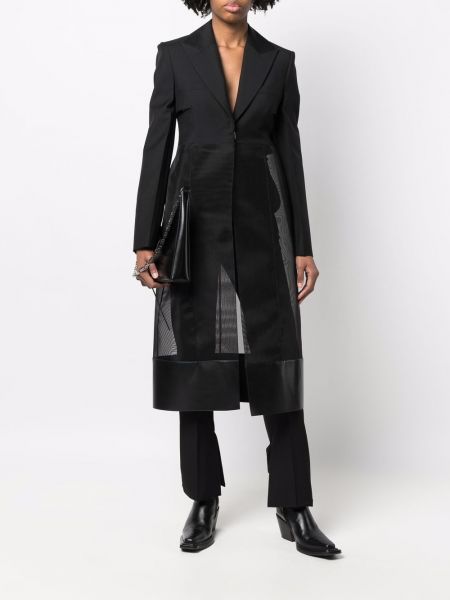 Transparenter trenchcoat Givenchy schwarz