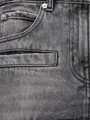 Spodnie bawełniane Courreges szare