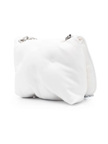 Pikowana torba na ramię Maison Margiela biała