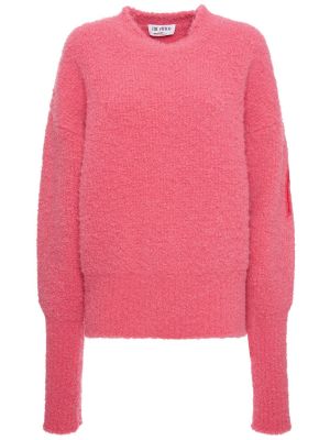 Oversize пуловер The Attico розово