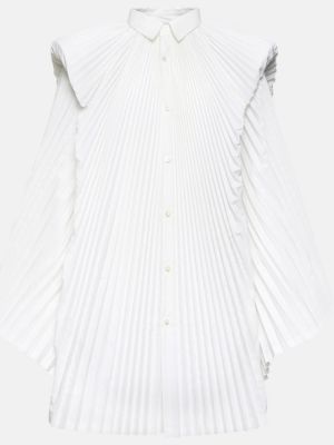 Pruhovaná bavlnená košeľa Junya Watanabe biela