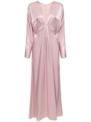Viszkóz ruha Designers Remix rózsaszín