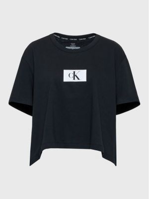 Cămașă cu croială lejeră Calvin Klein Underwear negru