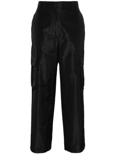 Pantalon cargo avec poches Miu Miu noir