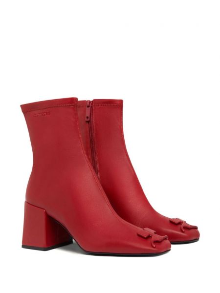 Ankle boots Courreges czerwone