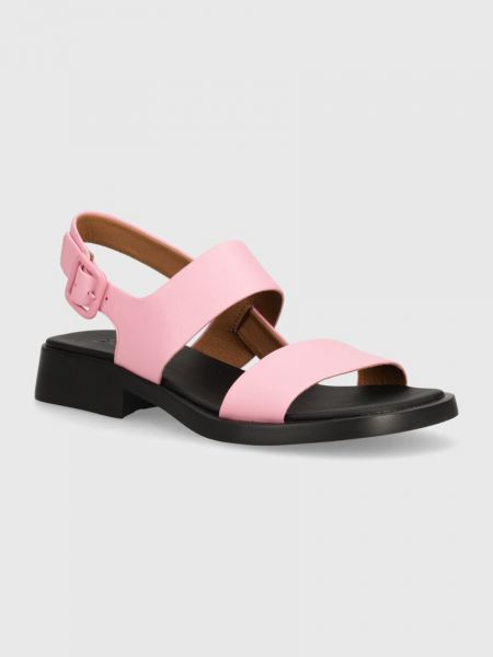 Sandale din piele Camper roz