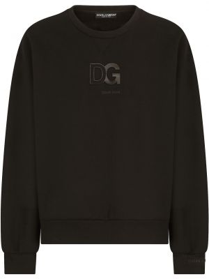 Treniņjaka ar apaļu kakla izgriezumu Dolce & Gabbana melns