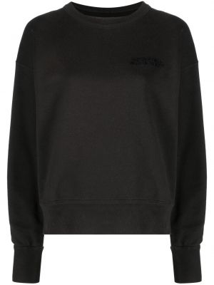 Sweatshirt mit rundhalsausschnitt mit stickerei Isabel Marant schwarz