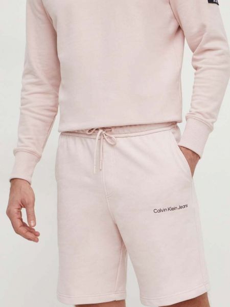 Панталон Calvin Klein Jeans розово