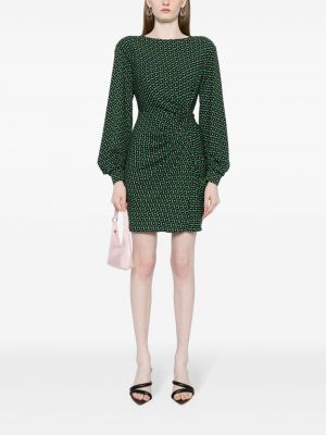 Sukienka z nadrukiem Dvf Diane Von Furstenberg zielona