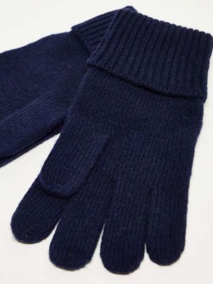 Шерстяные перчатки Gant синие