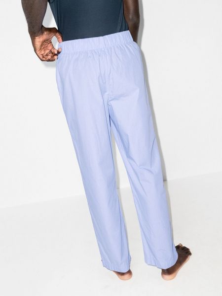 Rovné kalhoty Tekla modré