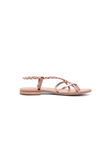 Leder sandale Les Tropeziennes pink