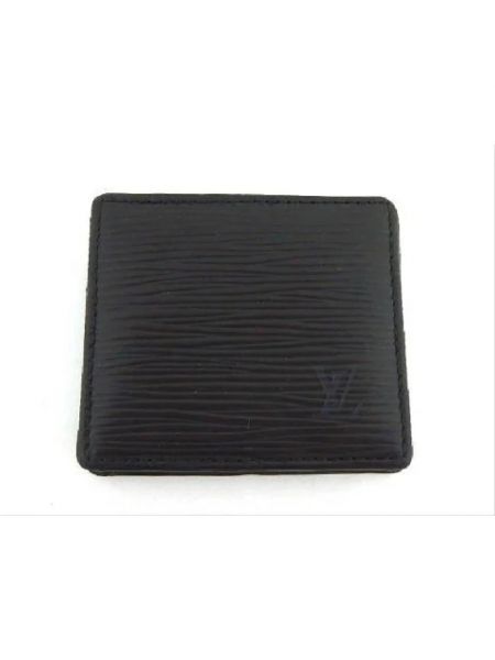 Portefeuille en cuir Louis Vuitton Vintage noir