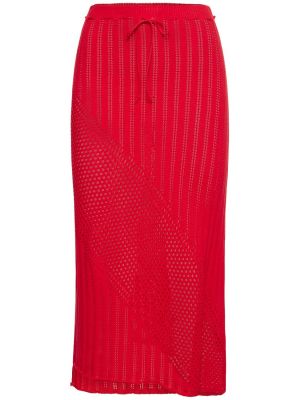 Bavlněné dlouhá sukně Gimaguas červené