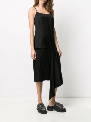 Asymetrické šaty Colville černé