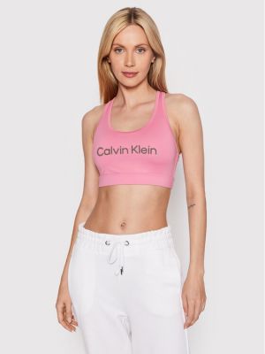 Спортен сутиен Calvin Klein Performance розово