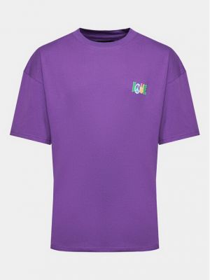 T-shirt Night Addict violet