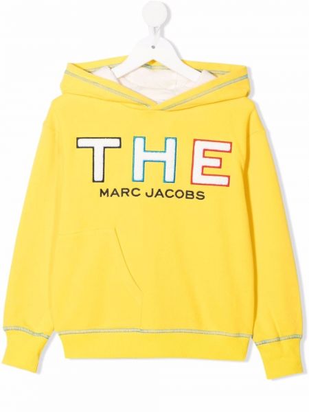 Mikina s kapucí The Marc Jacobs Kids, žlutá
