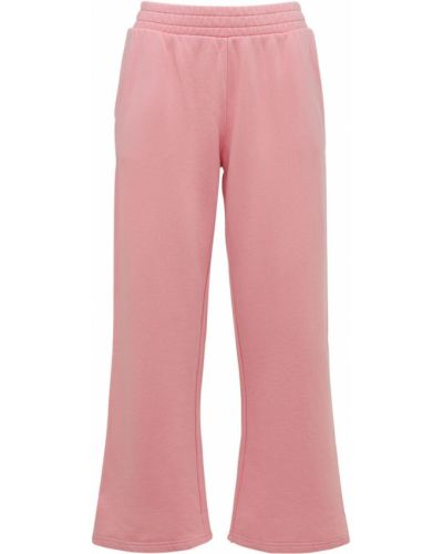 Bavlněné kalhoty The Upside růžové