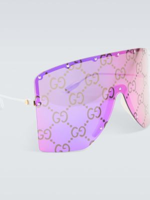 Слънчеви очила Gucci виолетово