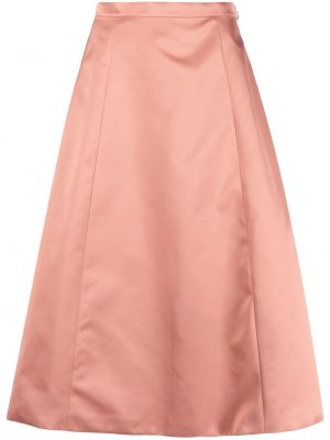 Midi sukně Rochas růžové