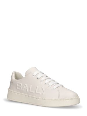 Δερμάτινα sneakers Bally λευκό