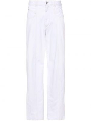Voľné džínsy Isabel Marant biela
