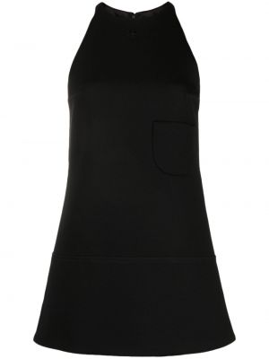 Коктейлна рокля без ръкави Courreges черно