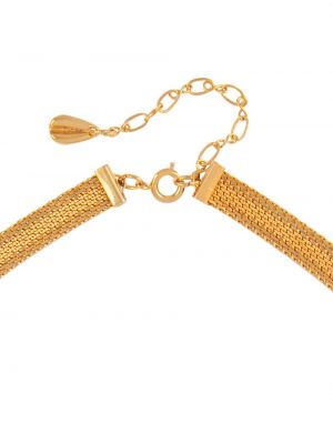 Tīkliņa kaklarota Susan Caplan Vintage zelts