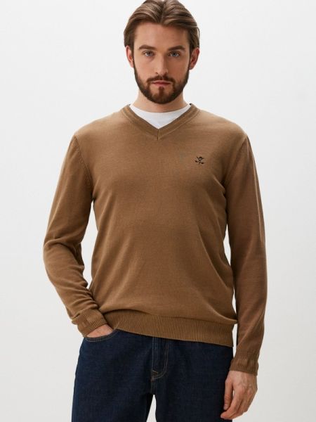 Пуловер Sir Raymond Tailor коричневый