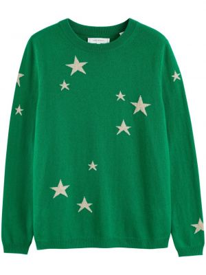 Sweter z okrągłym dekoltem w gwiazdy Chinti & Parker