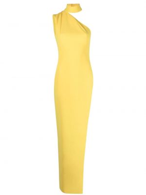 Βραδινό φόρεμα Mônot κίτρινο