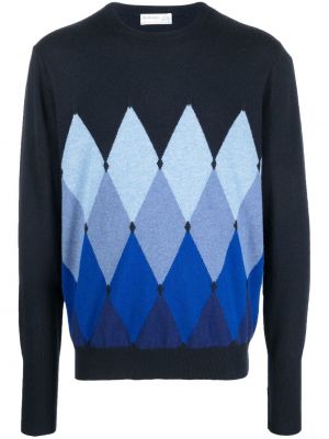 Maglione con motivo geometrico Ballantyne blu