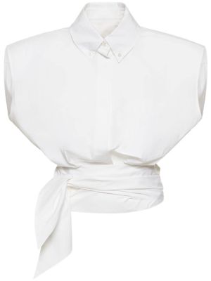 Риза без ръкави Alexandre Vauthier бяло