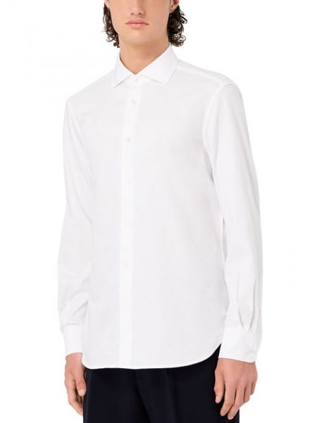 Рубашка на пуговицах Emporio Armani белая