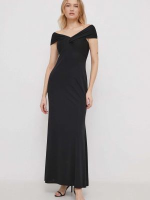 Dlouhé šaty Lauren Ralph Lauren černé