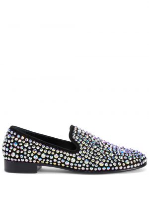 Pantofi loafer de cristal Giuseppe Zanotti negru